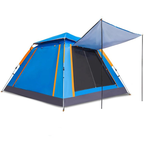 SE 1831310 Square Blue Camping Tent  2.15m x 2.15m x 1.42m