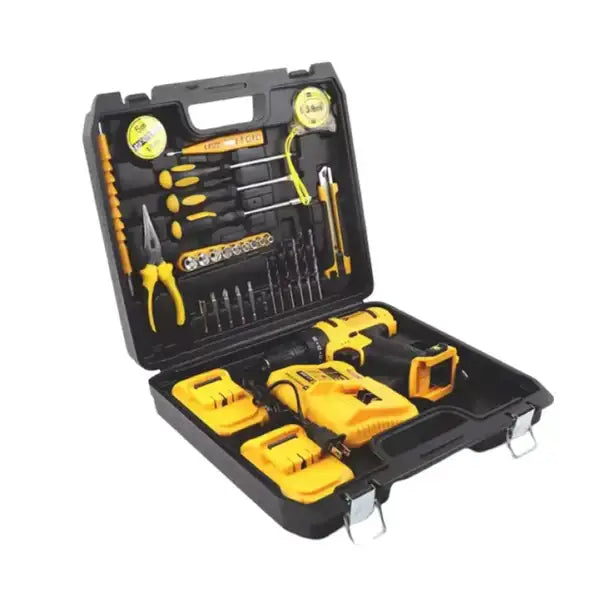 Andowl Q-GJ011 Cordless Lithium Battery Electric Drilling Screwdriver Bits Set