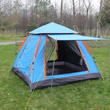 SE 1831310 Square Blue Camping Tent  2.15m x 2.15m x 1.42m
