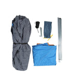 SE 1831310 Square Blue Camping Tent  2.15m x 2.15m x 1.42m