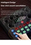 Andowl Q-SK8 Professional Podcast Condenser Microphone With Sound Card Set
