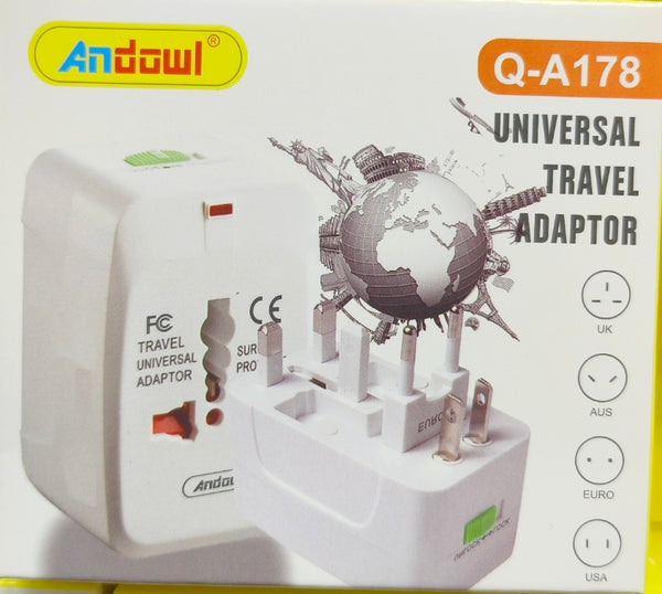 Andowl Q-A178 Universal Multi Connector Travel Adapter