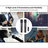 Andowl Q-MIC558 - 2 Wireless Vocal Microphone