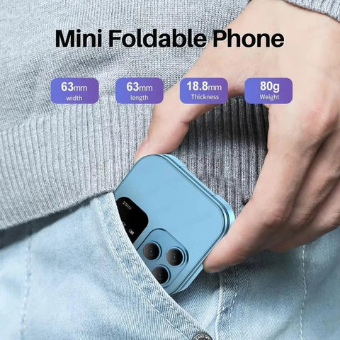 i16 Pro Mini Flip Phone - (.77 inch)